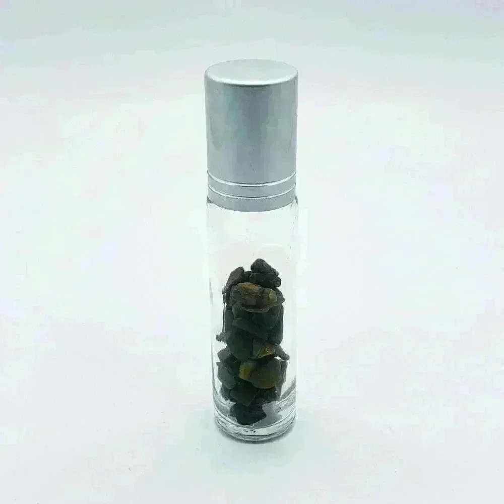 Tiger's Eye Glass Roller Bottle
